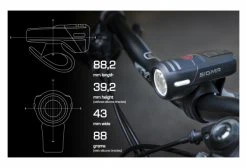 Eclairage Avant Sigma Aura 45 USB -Lumiere Velo unnamed file 1099