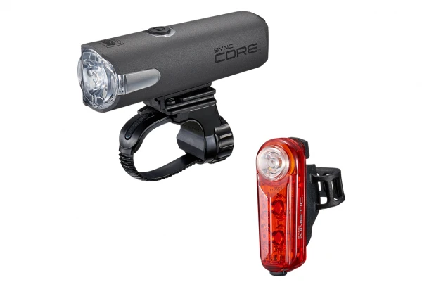 Paire D'Eclairages Cateye Sync Core Et Sync Kintetic + Sync Wearable 3 Paire D'Eclairages Cateye Sync Core Et Sync Kintetic + Sync Wearable