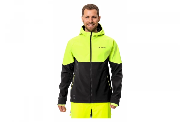 Veste Softshell Vaude Qimsa Softshell Jaune Fluo 4 Veste Softshell Vaude Qimsa Softshell Jaune Fluo – Image 2
