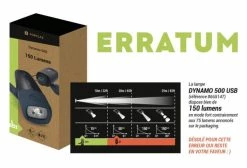 Lampe Torche Dynamo 500 Forclaz - 150 Lumens -Lumiere Velo unnamed file 1282