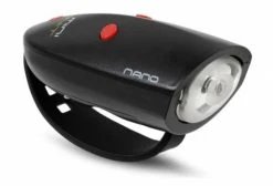 Éclairage Avant / Klaxon Hornit Nano Noir / Rouge