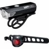 Paire D'Éclairages Cateye AMPP100 & ORB Rechargeable Noir