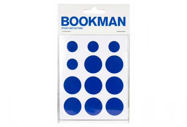 BOOKMAN Stickers Reflechissant Bleu 3 BOOKMAN Stickers Reflechissant Bleu