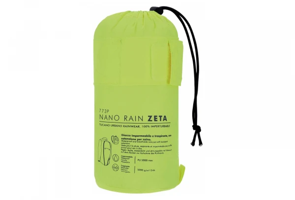 Veste Imperméable Tucano Urbano Nano Rain Zeta Jaune Fluo 7 Veste Imperméable Tucano Urbano Nano Rain Zeta Jaune Fluo – Image 5