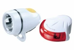 Paire D'éclairage Topeak HighLite Combo II (WhiteLite II + RedLite II) Blanc