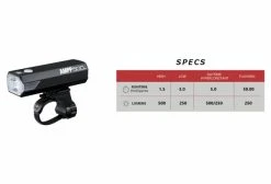 Paire D'Éclairages Cateye AMPP500 & ViZ150 Noir -Lumiere Velo unnamed file 733