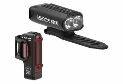 Paire D'Éclairages Lezyne Micro Drive 600XL / Strip Pair Noir