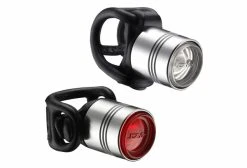 LEZYNE Lampes Avant Et Arrière LED FEMTO PAIR DRIVE Gris